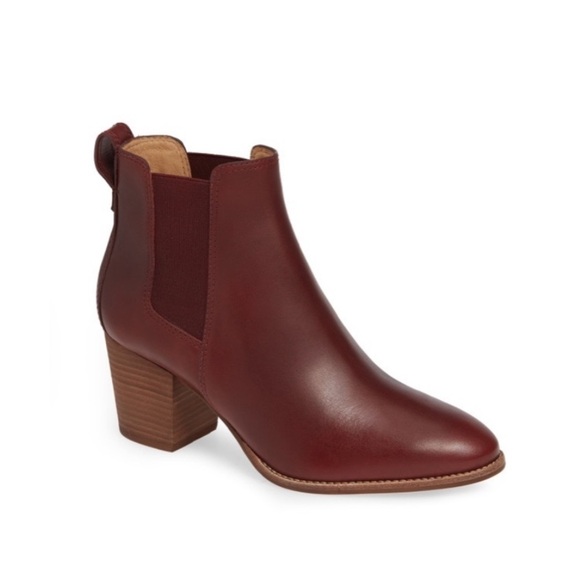 Madewell Regan Pull-On Boot - Dark Cabernet Size 9 - Picture 1 of 13